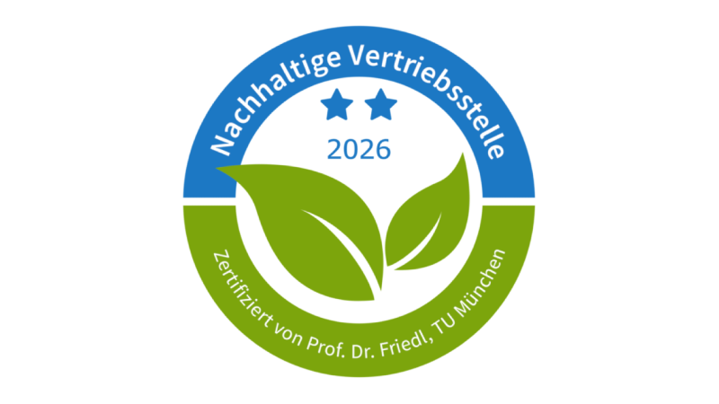 Siegel Nachhaltige Vertriebsstelle