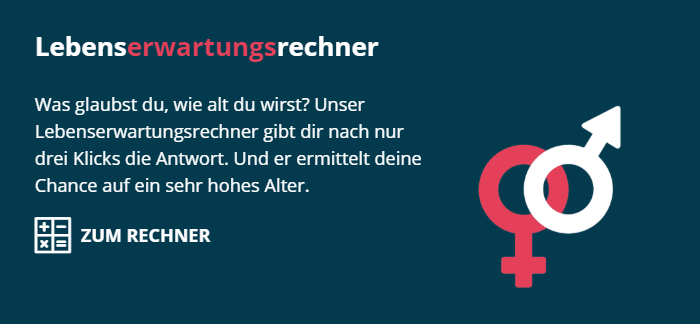 Wir leben immer länger.