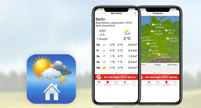 zur MehrWetter-App