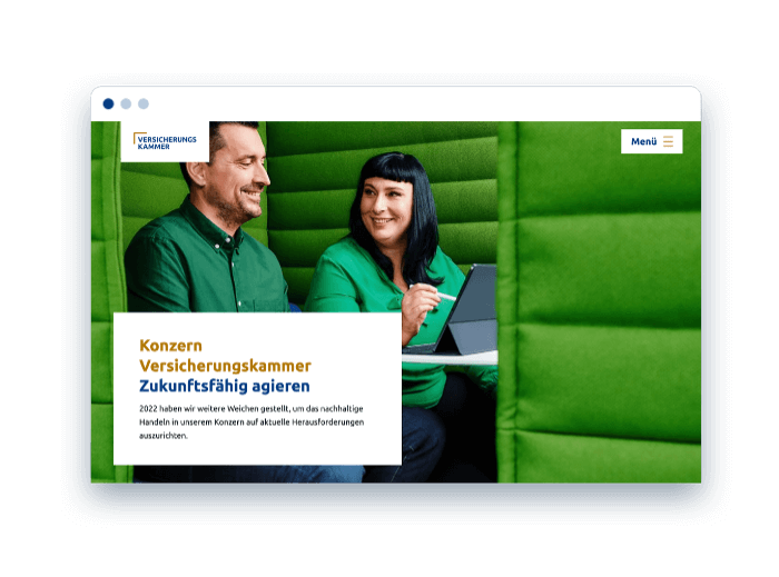 Nachhaltigkeit im Konzernportal