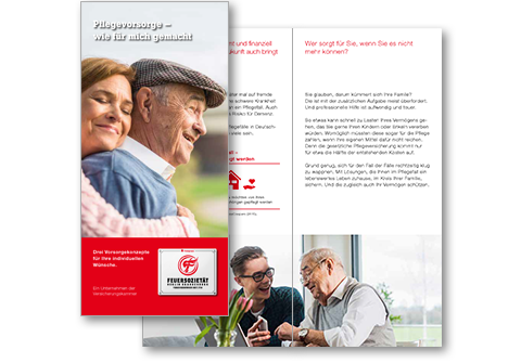 Flyer Pflegevorsorge