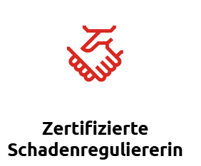 Siegel zertifizierte Schadenreguliererin